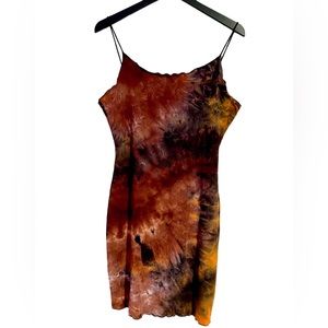 Tie Dye Mini Dress NWT